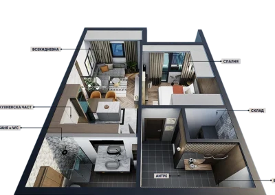 floor plan 2rm